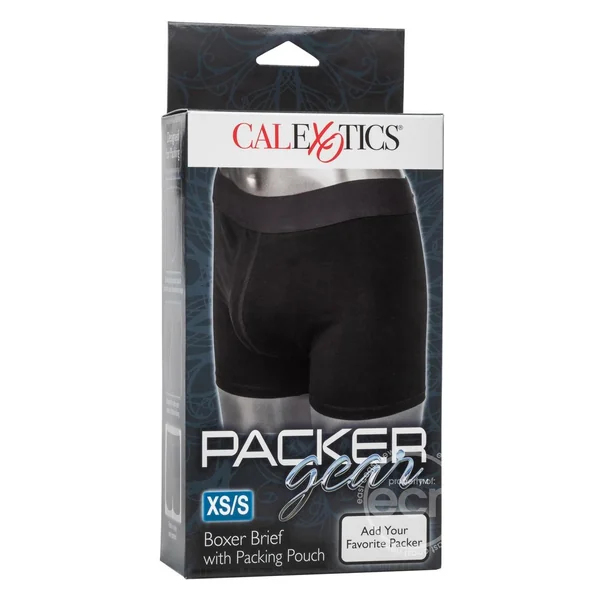 PackerGear Boxer-Brief Harnesses with Packing Pouch - Black