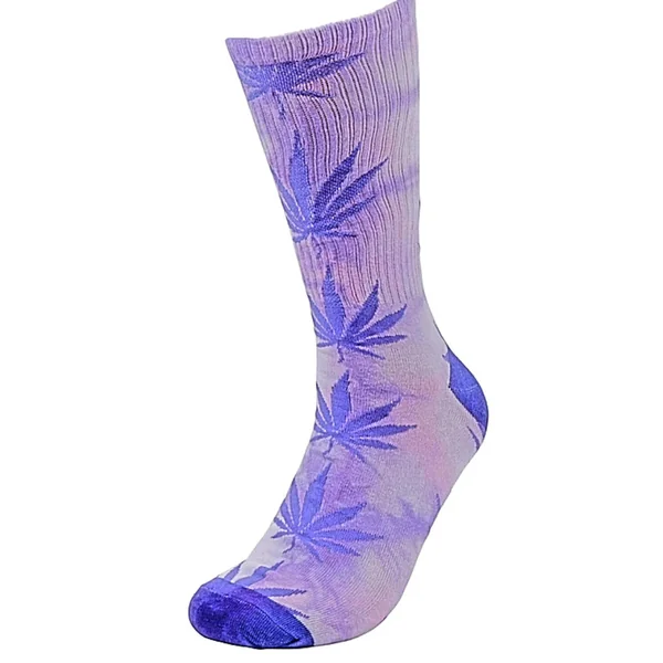 Parquet Socks-Purple Pot Leaf*