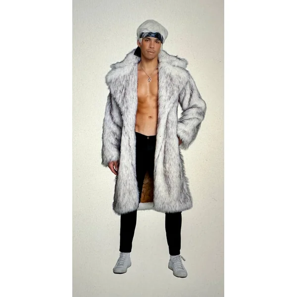 Patriarchy Faux Fur Mid Length Coat