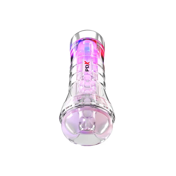 PDX Elite ViewTube XXL See-Thru EZ-Grip LED Stroker