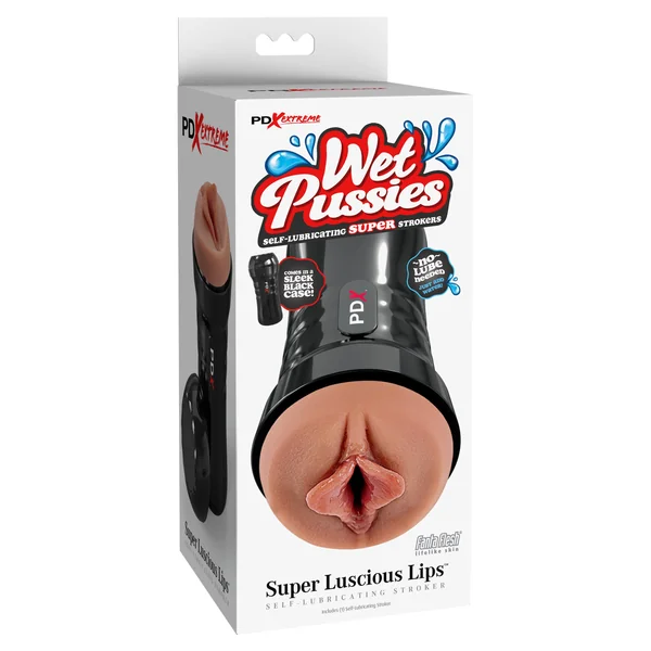 PDX EXTREME WET PUSSIES SUPER LUSCIOUS LIPS BROWN