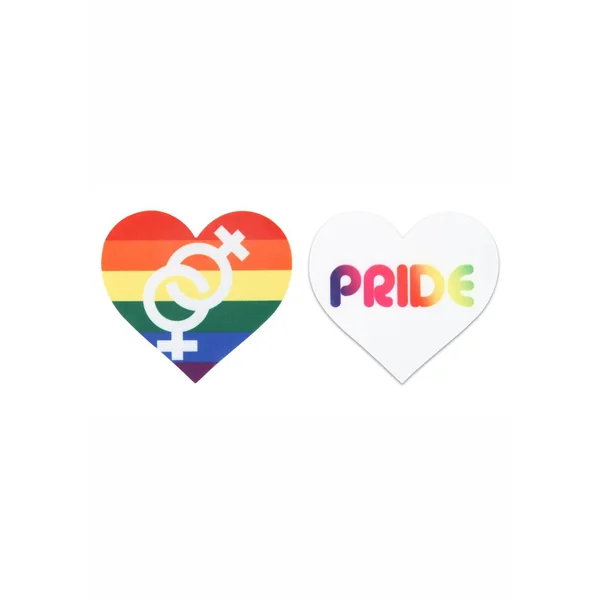 Peekaboo Pride Hearts Pasties – Rainbow
