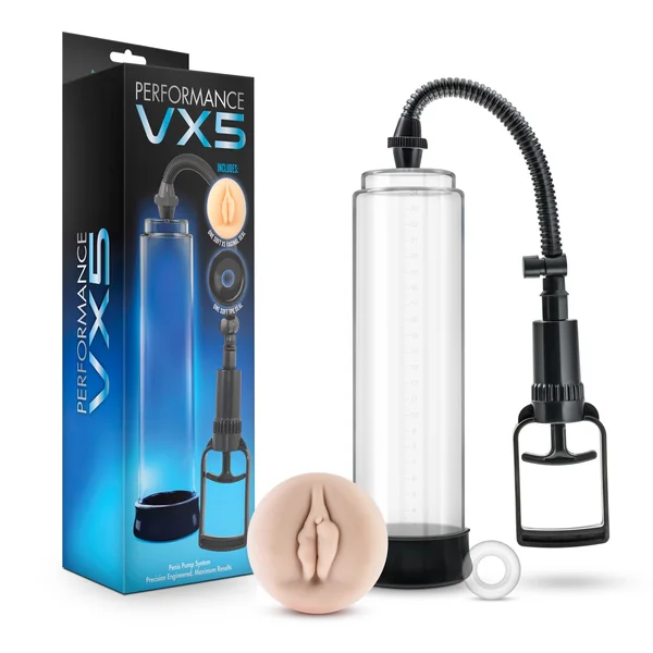 Performance VX5 Male Enhancement Penis Pump System - Clear
