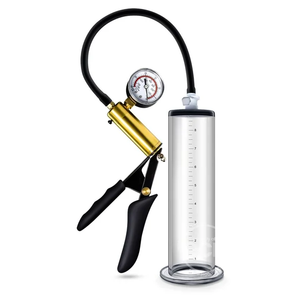Performance VX6 Vacuum Penis Pump with Brass Pistol & Pressure Gauge