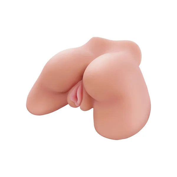 Pipedream Extreme Phat Ass White Girl Pussy And Ass Masturbator With Bullet Flesh