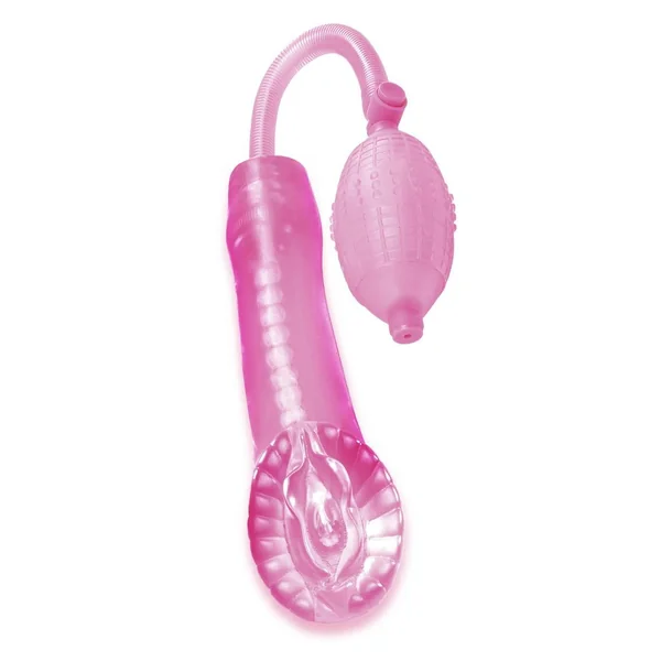 Pipedream Extreme Toyz Super Cyber Snatch Pump Masturbator – Pussy – Pink
