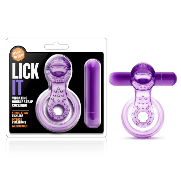 Play With Me Lick It Vibrating Cock Ring