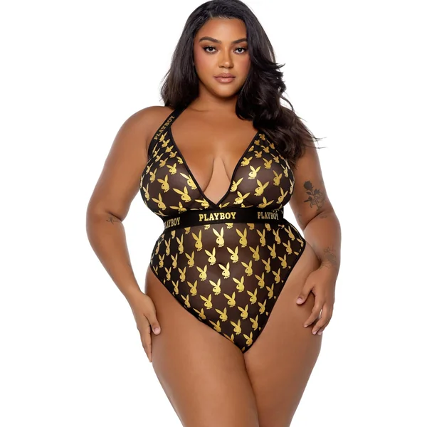 Playboy Foiled Bunny Teddy