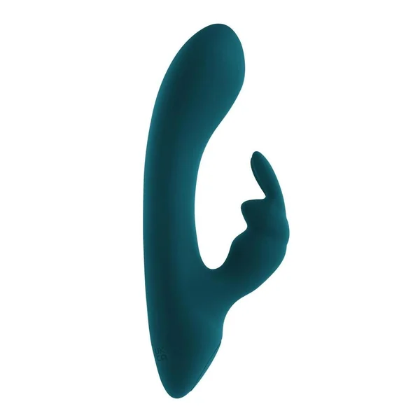 Playboy Lil Rabbit Rechargeable Silicone Rabbit Vibrator – Teal