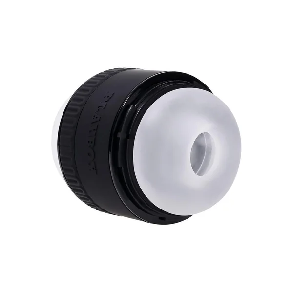 Playboy Tight End Dual End Stroker – Black/Clear