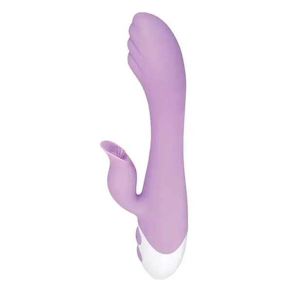 Pleasing Petal Rechargeable Silicone Flicking Dual Stimulator