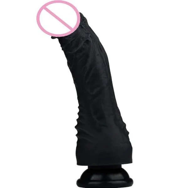 Pleasure Device Black Suction Cup Dildo