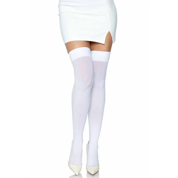 Plus Size Over The Knee Nylon Thigh High Stockings