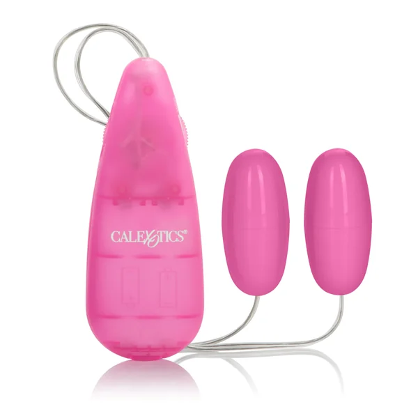 Pocket Exotics Double Pink Passion Vibrating Bullets Toy