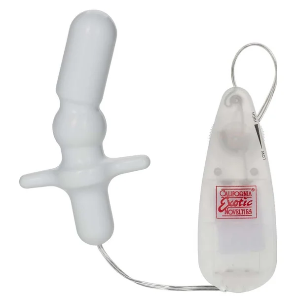 Pocket Exotics Vibrating Prostate Massager 3.25 Inch Ivory