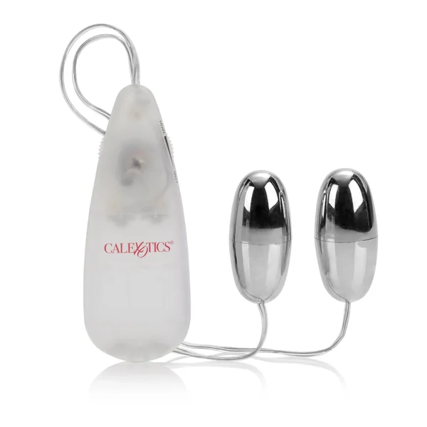 Pocket-Sized Multi-Speed Vibrating Double Silver Bullets Toy