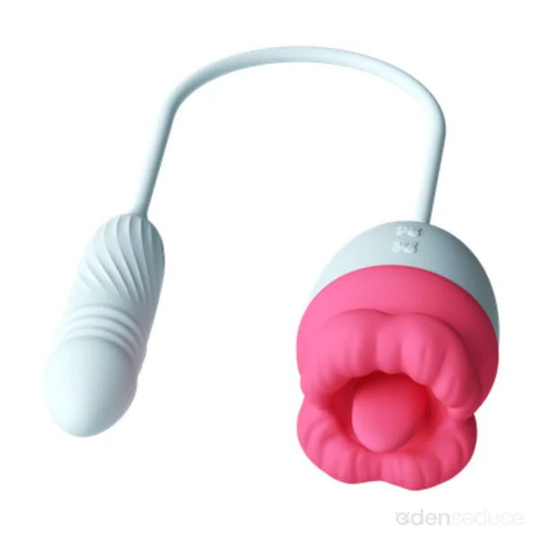 Pretty Pink Lips Self-Motion Flickering Tongue with Thruster
