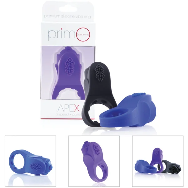 Primo Apex Vibrating Enhancer Black