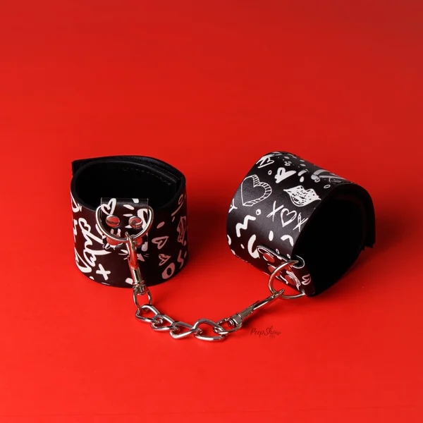 Printed Ankle Cuffs - Love Street Art Fashion by Shots