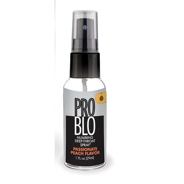 Problo Numbing Deep-Throat Spray 1oz - Peach