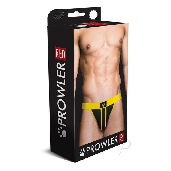 Prowler Red Ass-Less Jock - XXL - Yellow/Black