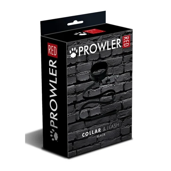 Prowler Red Collar and Leash