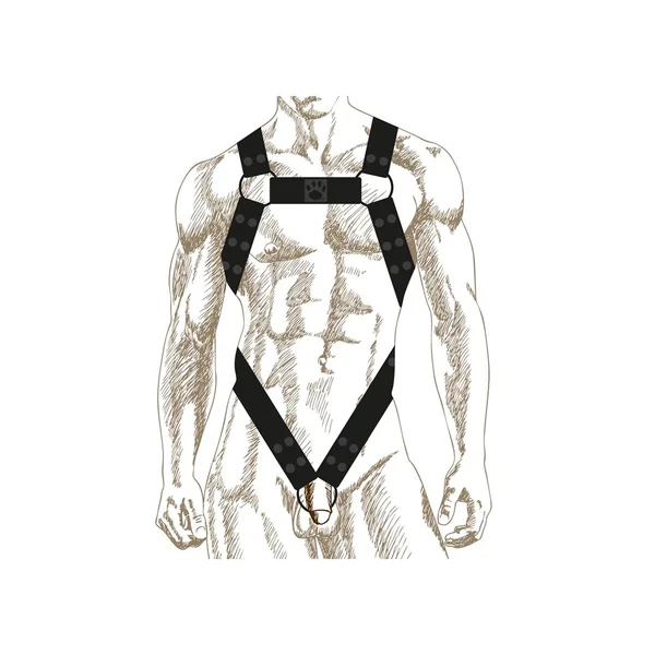 Prowler RED Noir Body Harness – XL – Black