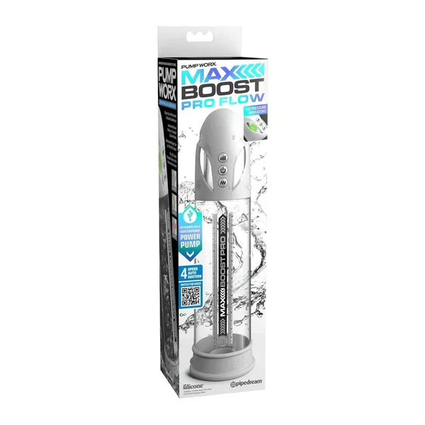 Pump Worx Max Boost Pro Flow White/Clear