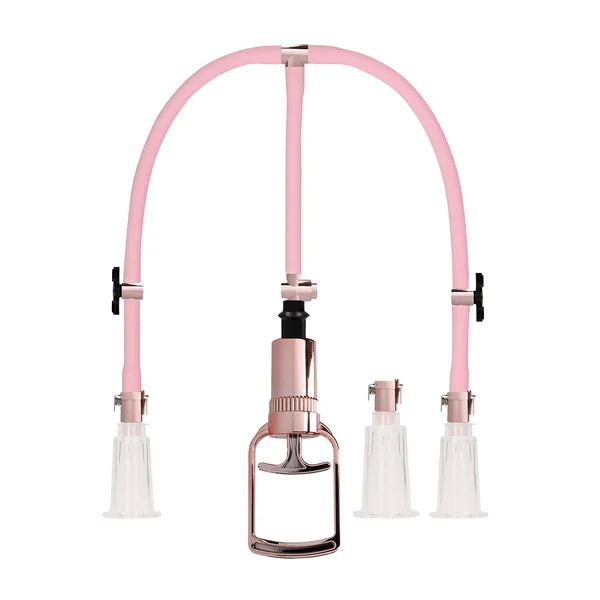 Pumped Rose Gold Clitoral and Nipple Pump Set