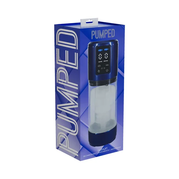 PUMPED UltraLift Automatic Masturbator Waterproof Blue
