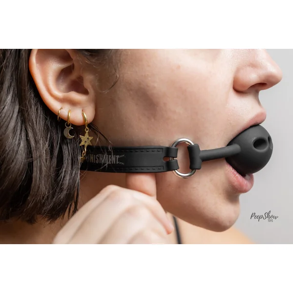 Punishment Breathable Silicone Ball Gag