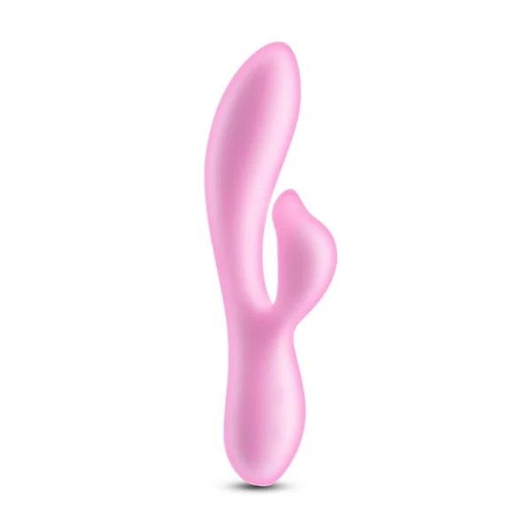 Pure Dawn Rechargeable Silicone Rabbit Vibrator – Pink