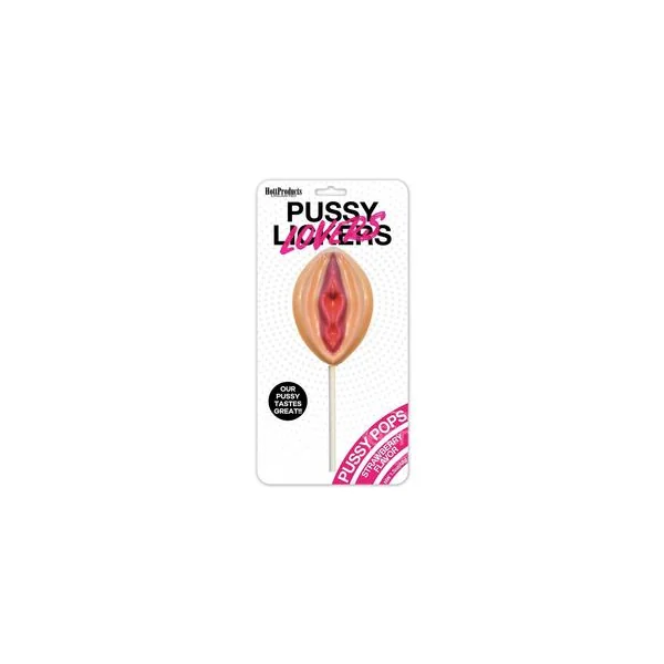Pussy Lickers Pussy Pop - Strawberry Flavor