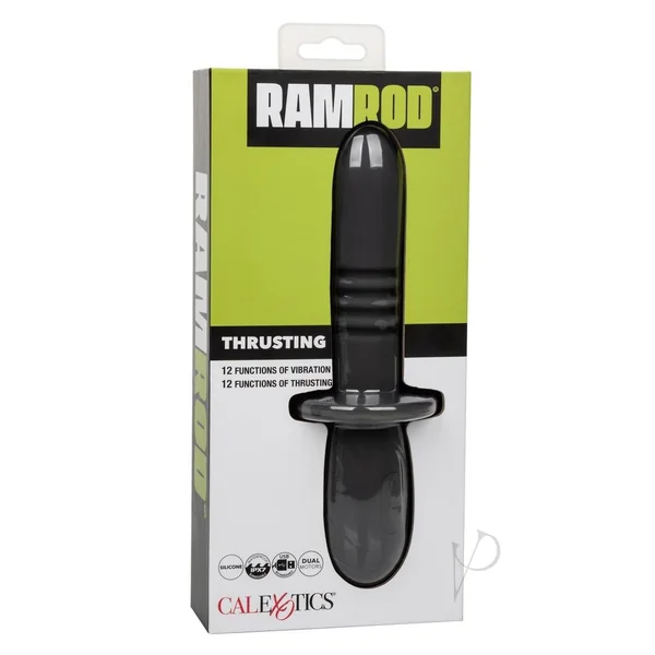 Ramrod Thrusting Rechargeable Silicone Anal Probe - Gray