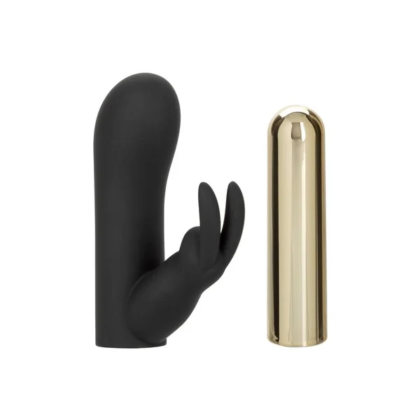 Raven Bunny Rechargeable Silicone Rabbit Vibrator – Black