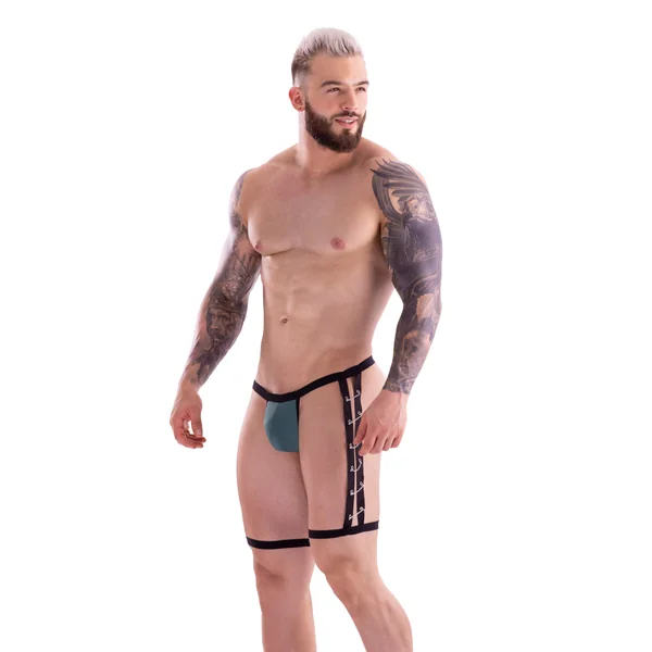 Raymond David Mens Chained Sling Garter-Lycra*