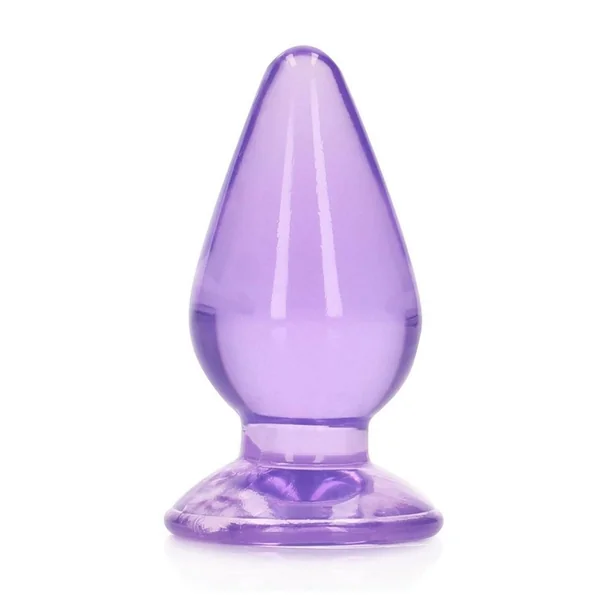 RealRock Crystal Clear Anal Plus 4.5in – Purple