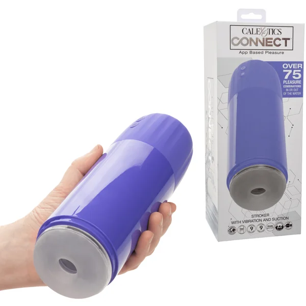 Rechargeable Automatic Suction and vibrating Male Masturbator Connect California Exotics