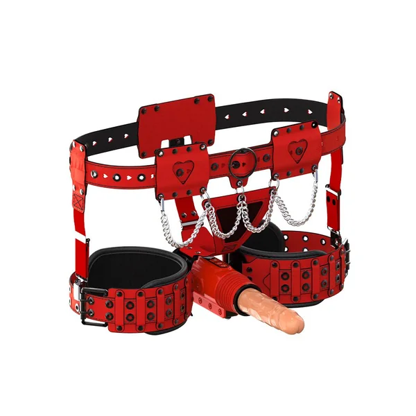 Rechargeable Strap-On Sex Machine