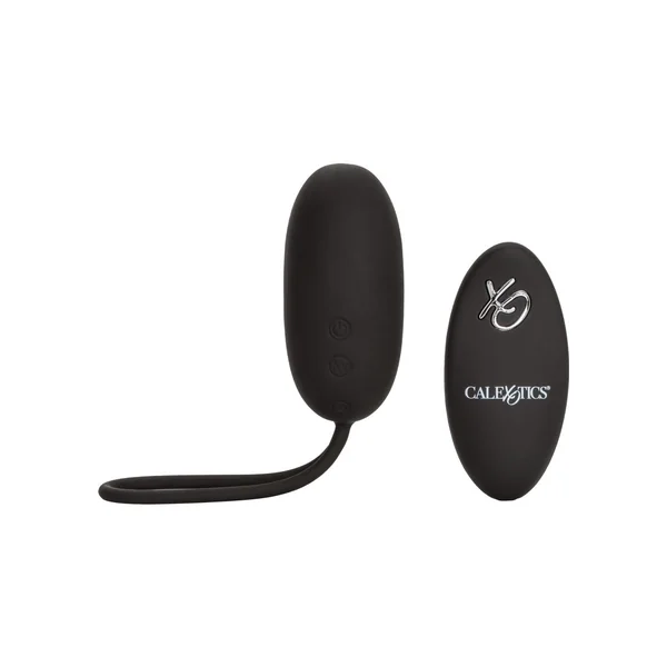Remote Rechargeable Silicone Egg Waterproof Black