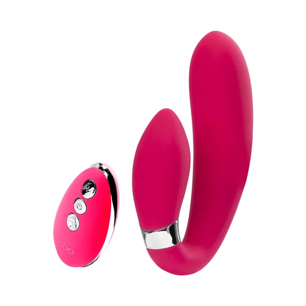 Remote Vibrators: Vedo Jeni C-Shaped Dual Motor Vibe With Remote