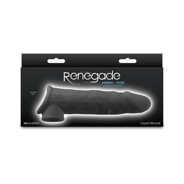 Renegade Annex Thin Penis Extension Black