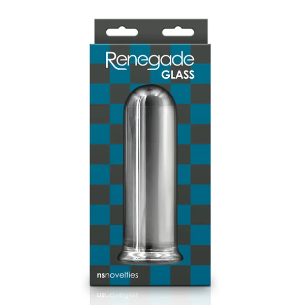 Renegade Glass Rook Anal Plug - Clear