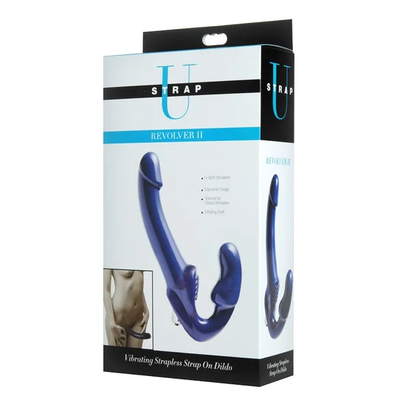 Revolver II Vibrating Strapless Strap On Dildo