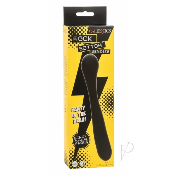 Rock Bottom Bendies Bendy Silicone Anal Probe - Black