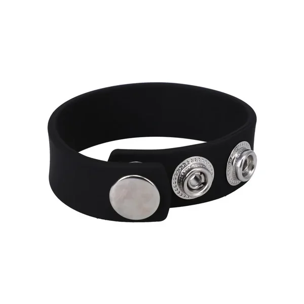 Rock Solid The Silicone 3-Snap Adjustable Cock Ring