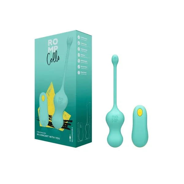 ROMP Cello Rechargeable Remote-Controlled Silicone G-Spot Egg Vibrator
