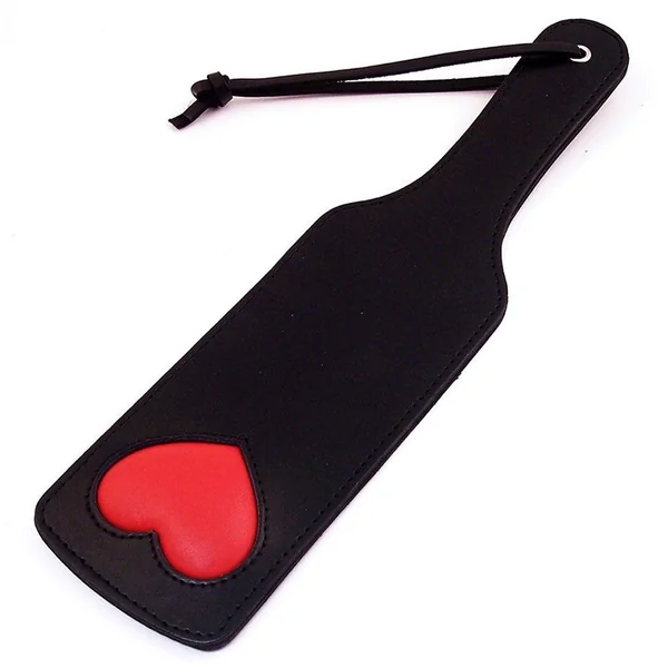 Rouge Garments Leather Paddle with Padded Heart