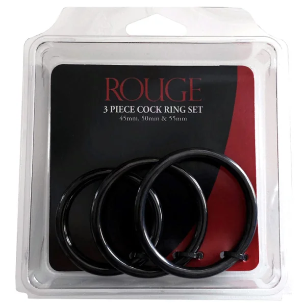 Rouge Garments Stainless Steel 3 Rings Set