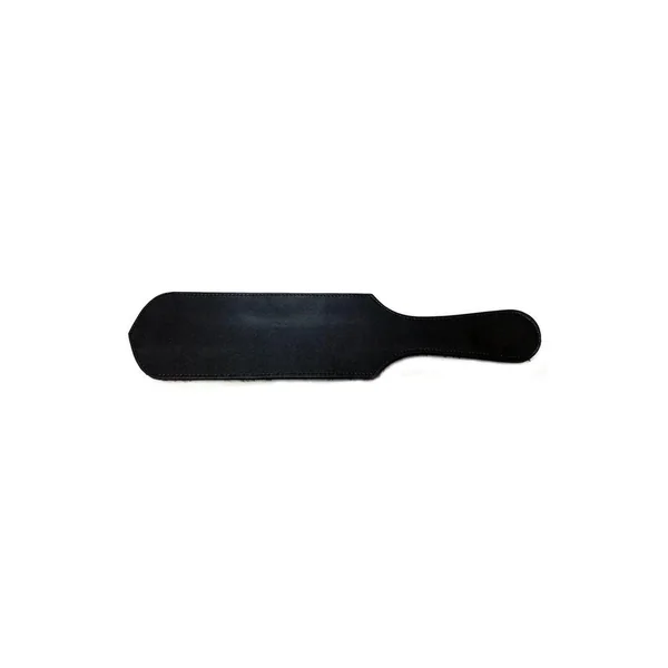 Rouge Leather Paddle with Faux Fur – Black and Leopard Print